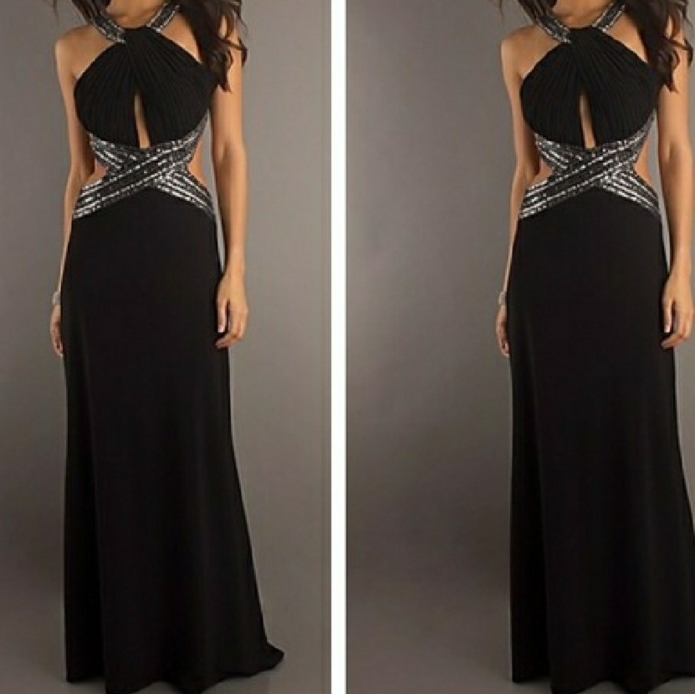 Betsy and adam black gown